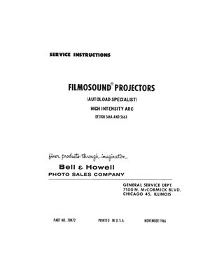 Bell & Howell projector 566